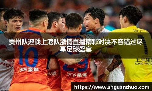 贵州队迎战上港队激情直播精彩对决不容错过尽享足球盛宴